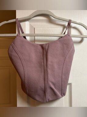 Pacsun L.A. Hearts Mauve corset top size M